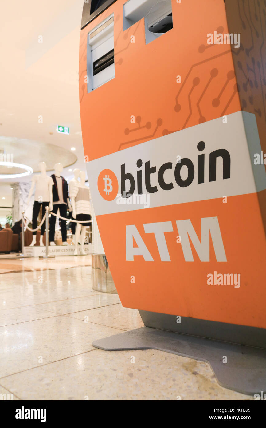 Adelaide Australia 15th September 2018 An Atm Selling Bitcoin - 